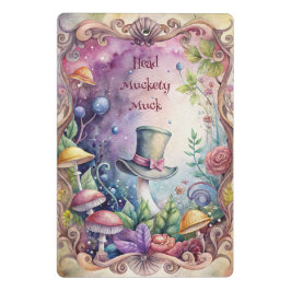 Create Your Own Whimsical Green Top Hat Mini Klemmbrett