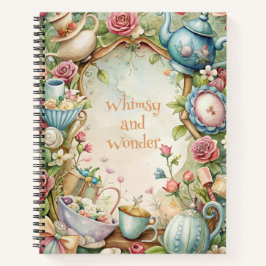 Create Your Own Whimsical Tea Party Spring Notizbuch