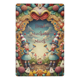 Create Your Own Whimsical Tweedle Girls Mini Klemmbrett