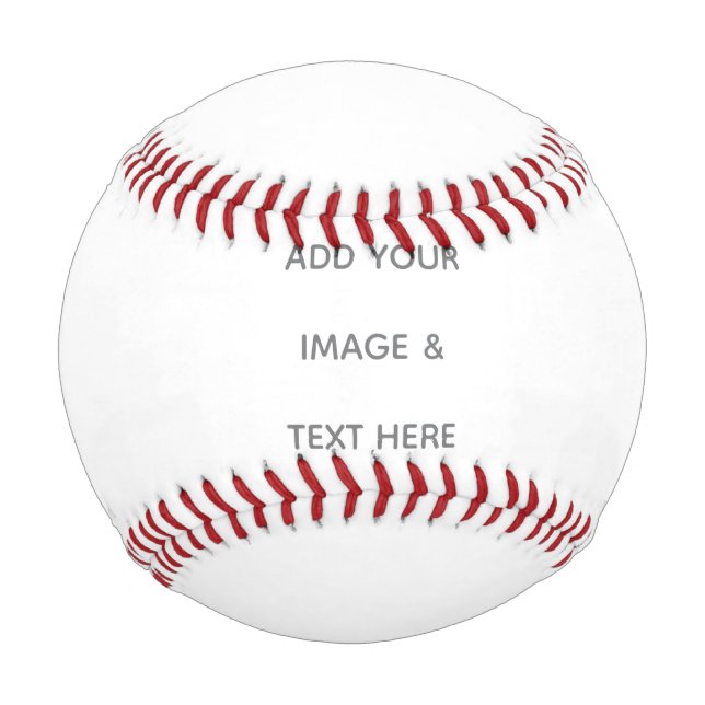 Create Your Own white  Baseball (Vorderseite)