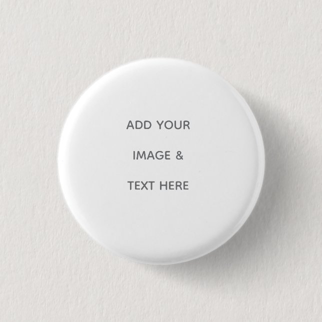 Create Your Own white  Button (Vorderseite)
