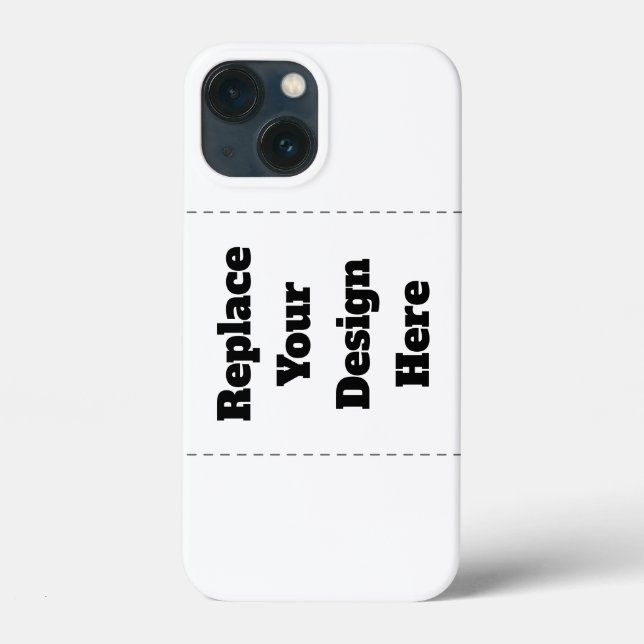 Create Your Own white  Case-Mate iPhone Hülle (Rückseite)