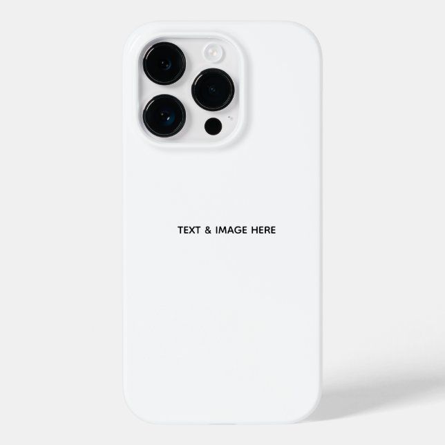Create Your Own white Case-Mate iPhone Hülle (Rückseite)