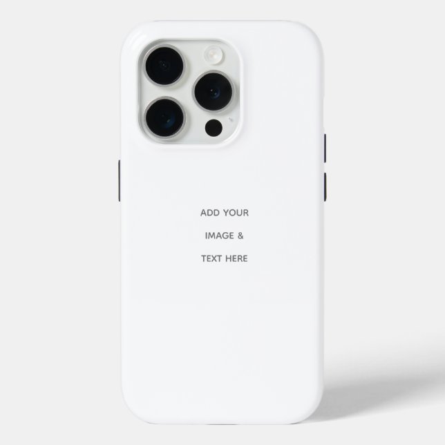 Create Your Own white  Case-Mate iPhone Hülle (Rückseite)