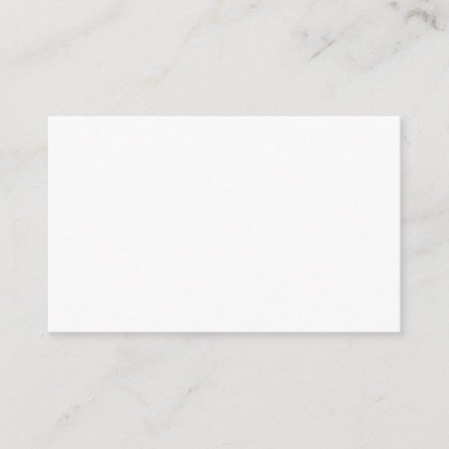 Create Your Own White Custom personalized Visitenkarte (Vorderseite)
