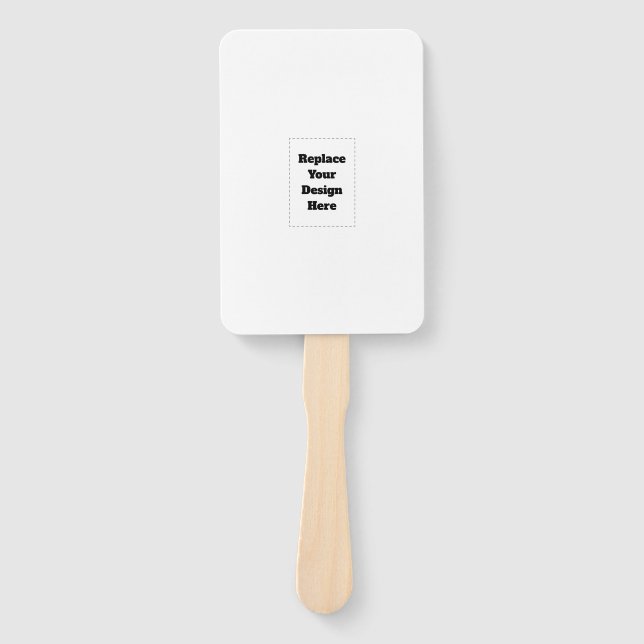 Create Your Own white  Fächer (Vorderseite)