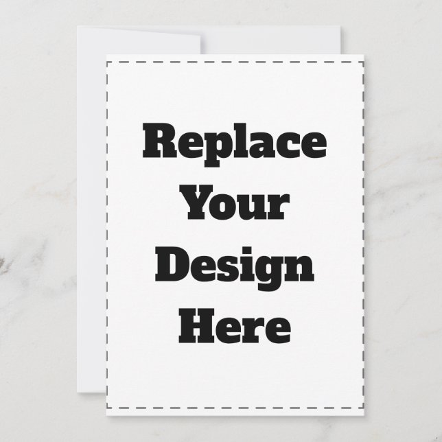 Create Your Own white  Feiertagskarte (Vorderseite)