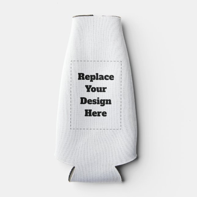 Create Your Own white  Flaschenkühler (Vorderseite)
