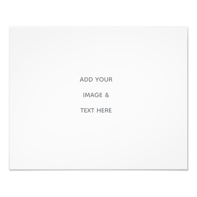 Create Your Own white  Fotodruck (Vorne)