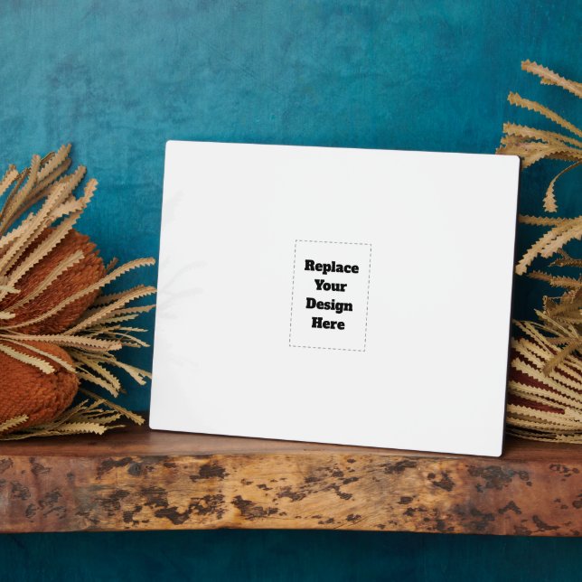 Create Your Own white  Fotoplatte (Seite)
