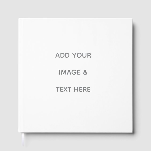 Create Your Own white  Gästebuch (Vorderseite)