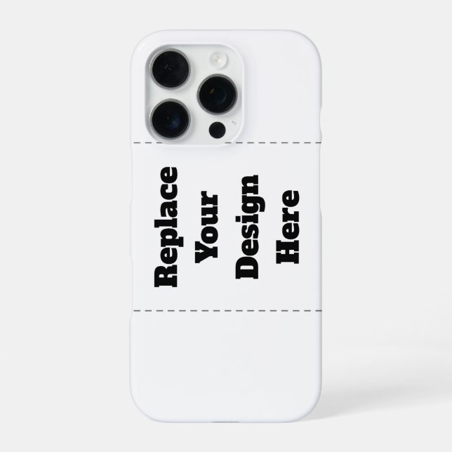Create Your Own white  iPhone Hülle (Rückseite)