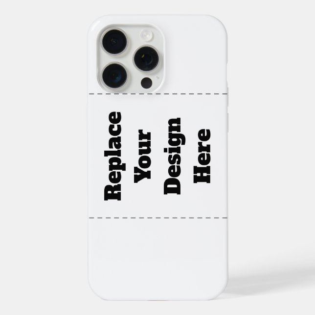 Create Your Own white  iPhone Hülle (Rückseite)