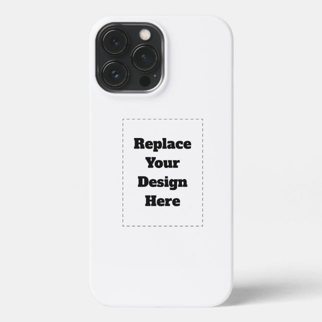 Create Your Own white  iPhone Hülle (Rückseite)