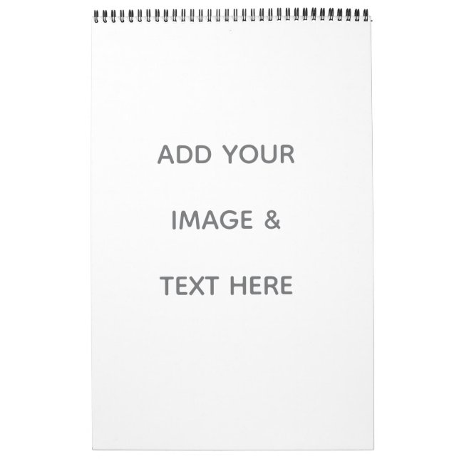 Create Your Own white  Kalender (Titelbild)