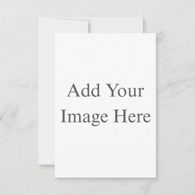 Create Your Own white  RSVP Karte (Vorderseite)