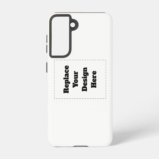 Create Your Own white  Samsung Galaxy Hülle (Rückseite)