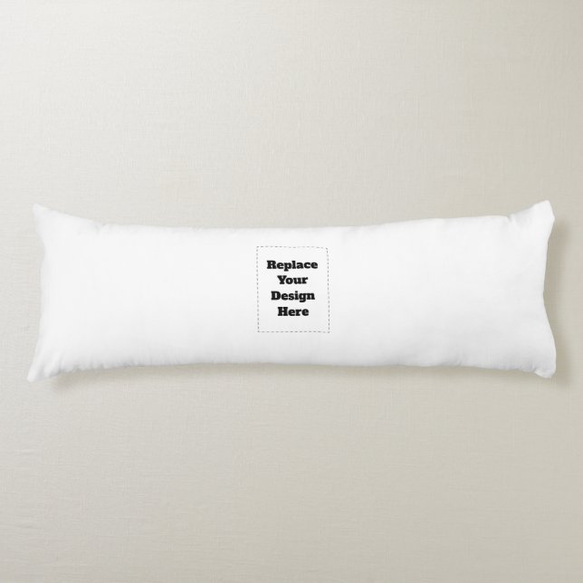 Create Your Own white  Seitenschläferkissen (Vorderseite)