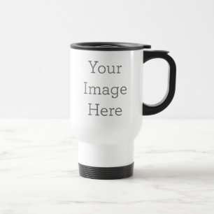 Create Your Own White Stainless Steel Travel Mug Reisebecher