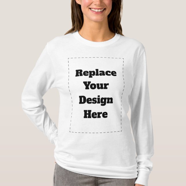 Create Your Own white  T-Shirt (Vorderseite)