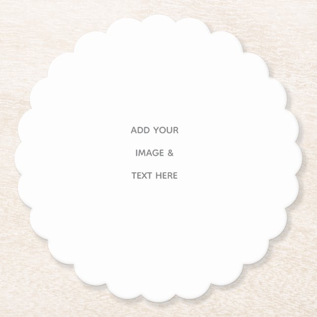 Create Your Own white  Untersetzer (Vorderseite)