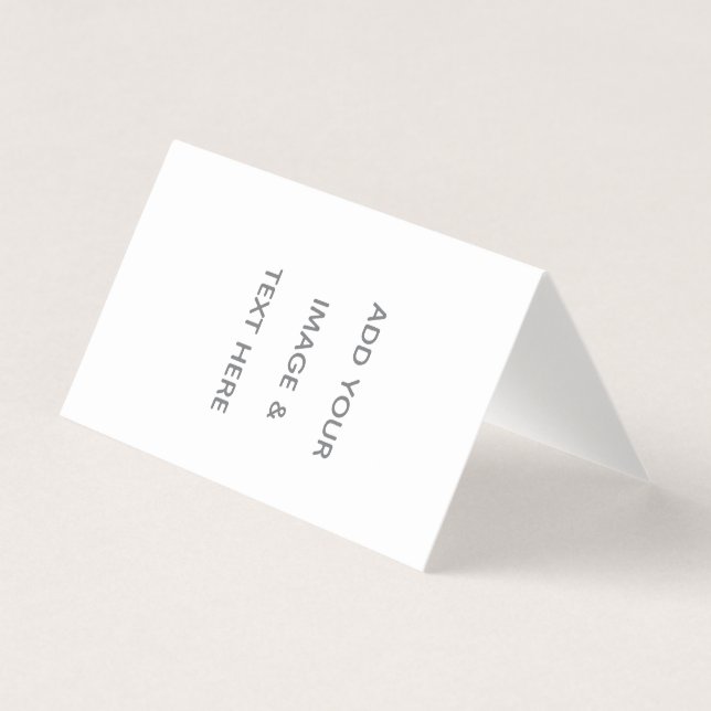 Create Your Own white  Visitenkarten (Vorderseite)