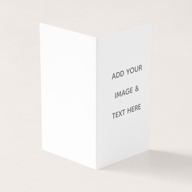 Create Your Own white  Visitenkarten (Vorderseite)