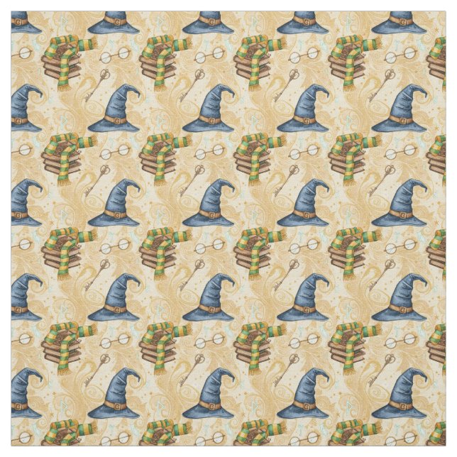 Create Your Own Wizardry Studies Magic Hat Stoff (Muster)