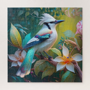 Created Aquamarin Winged Jay Puzzle