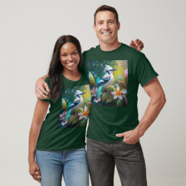 Created Aquamarin Winged Jay T-Shirt