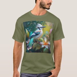 Created Aquamarin Winged Jay T-Shirt