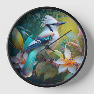 Created Aquamarin Winged Jay Uhr