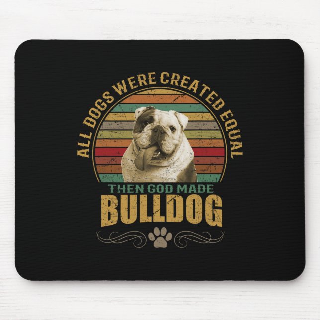 Created Bulldog Mousepad (Vorne)