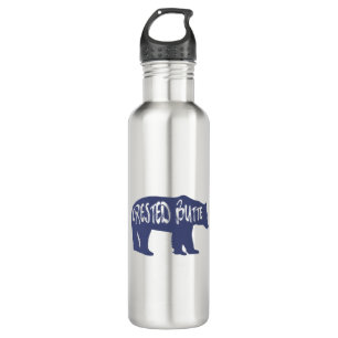 Created Butte Colorado Bear Edelstahlflasche