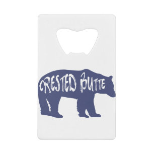 Created Butte Colorado Bear Geldbeutel Flaschenöffner