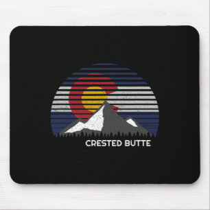 Created Butte Colorado Flag Mousepad