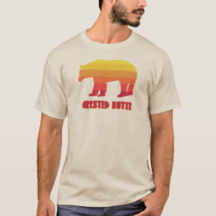 Created Butte Colorado Rainbow Bear T-Shirt