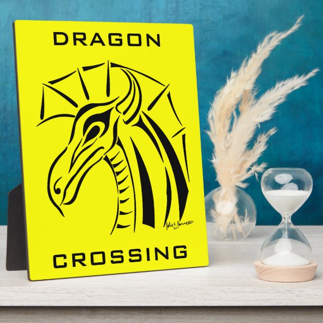 Created Dragon Plaque Fotoplatte (Seite)