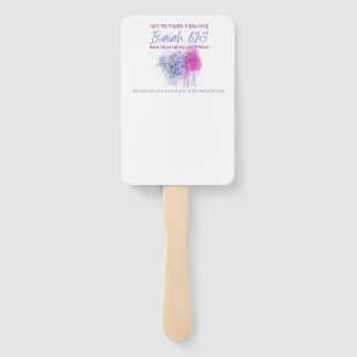 Created to be God's Crown (Isaiah 62:3) Hand Fans Fächer