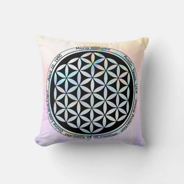 Creation Harmony Symbol  Kissen (Vorderseite)