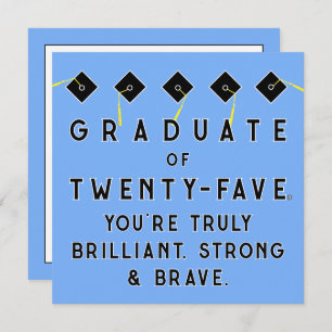 Creative Abschluss Class of 2025 Karte