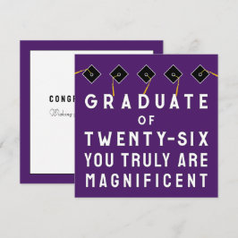 Creative Abschluss Class of 2025 Karte