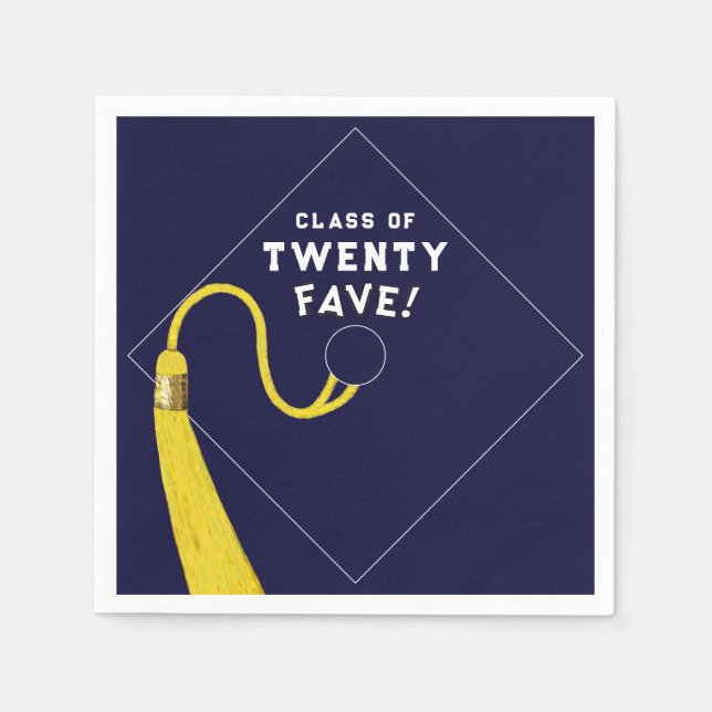 Creative Abschluss Class of 2025 Serviette (Vorderseite)