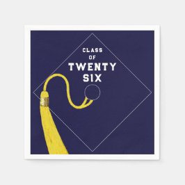 Creative Abschluss Class of 2025 Serviette