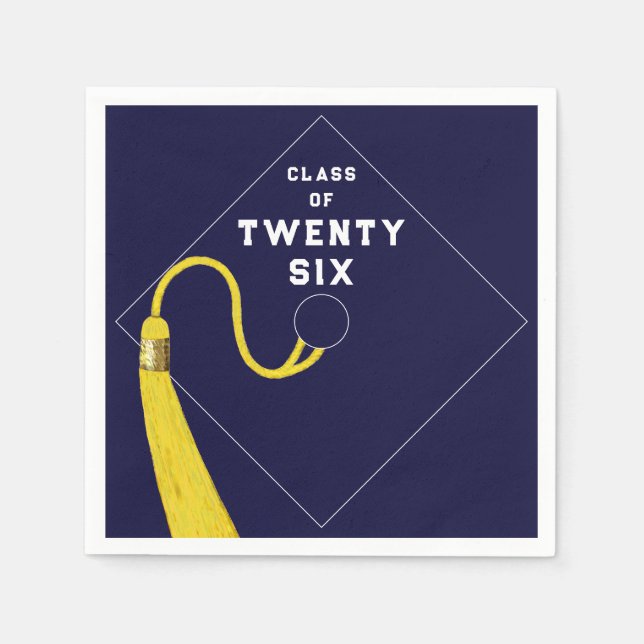 Creative Abschluss Class of 2025 Serviette (Vorderseite)