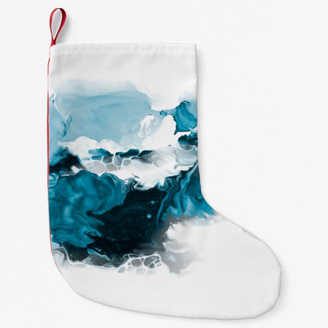 Creative abstract hand painted background, wallpap kleiner weihnachtsstrumpf (Vorderseite)