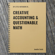 Creative Accounting & Questionable Match Notebook