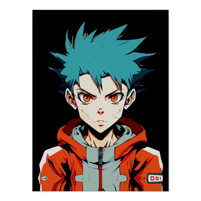 Creative Anime Wall Art | Jungen 03 Poster (Vorderseite)