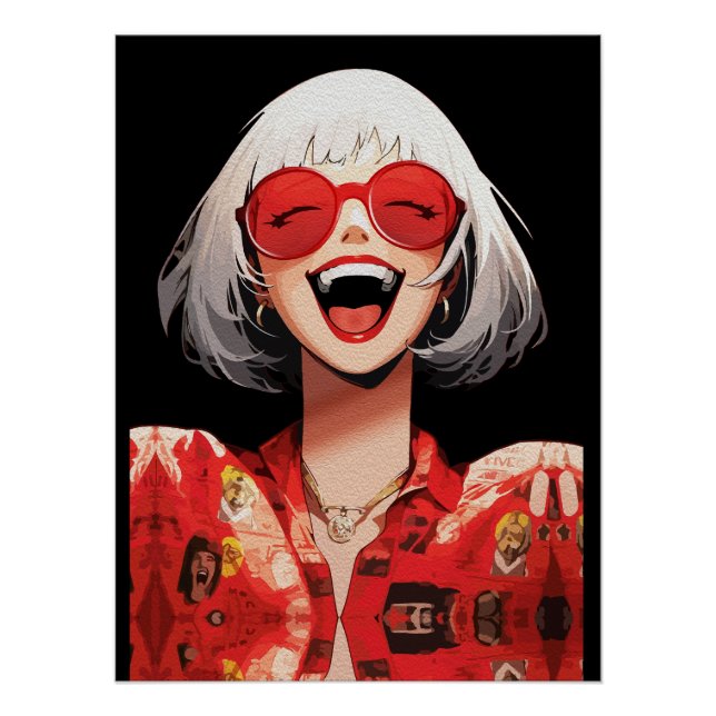 Creative Anime Wall Art | Mädchen 16 Poster (Vorderseite)