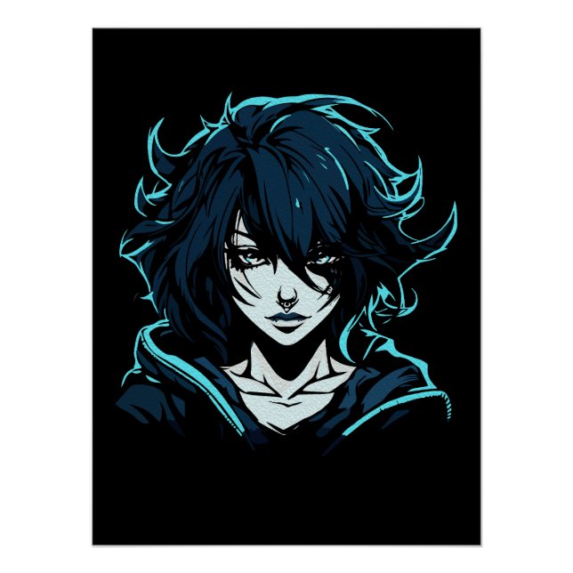 Creative Anime Wall Art | Mädchen 17 Poster (Vorderseite)